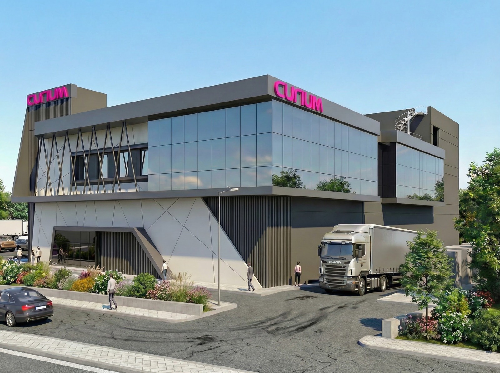 Curium Pharma Nükleer Tip Arge Binasi Yapim isi